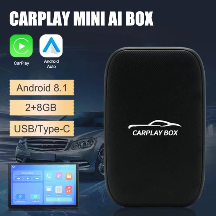 Ottocast Mini Adaptateur CarPlay & Android Auto Sans Fil 2-en-1 - Plug & Play Pour Voiture Dongle Sans Fil Voiture Connectée