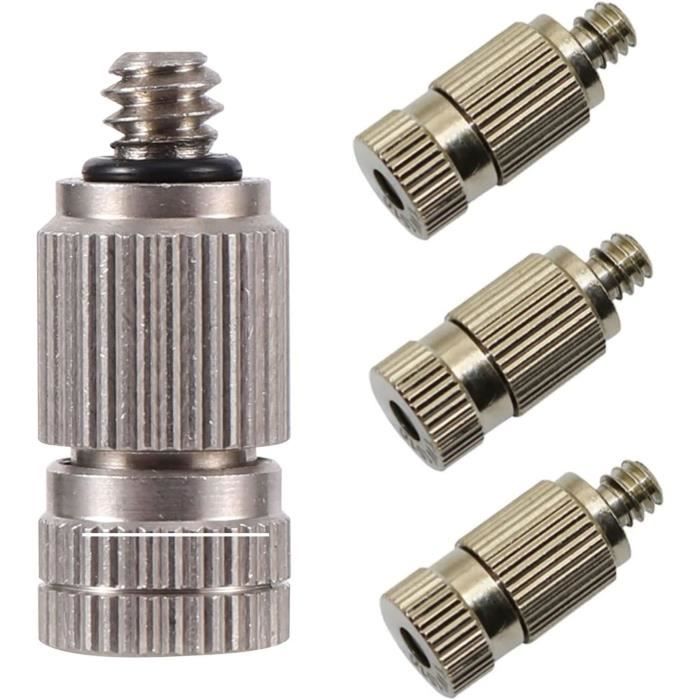 Lot De 15 Connecteurs De Buse En PVC De 1/2 Pouce Avec Buse De Brumisation En Laiton On