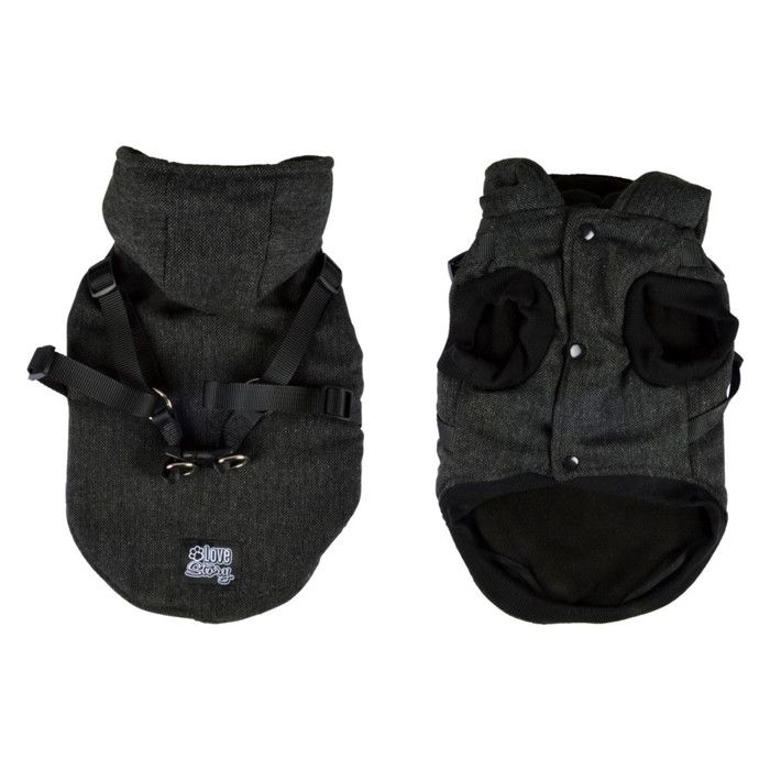 Manteau Pour Chien Tweed 30cm Anthracite