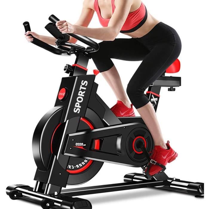 Velo d Appartement Cardio Velo Spinning Appareil Fitness Abdominal Dos Bras Anti Resistance Pouls a Main Capteur Cardiaque LCD ecran Cdiscount Sport
