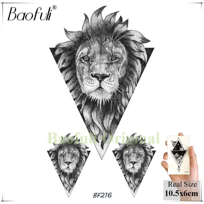 Tatouage Temporaire Bbf216 Inde Pierre Lion Tigre Dessin Geometrique Couverture Corps Art Bras Etanche Femmes Hommes Faux Tatoo Achat Vente Tatoo Bijou De Corps Tatouage Temporaire Cdiscount