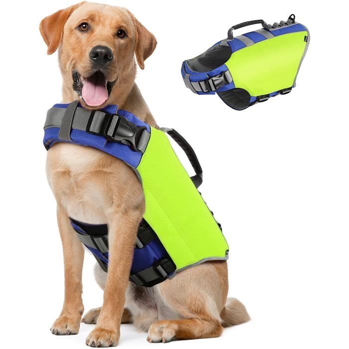 Gilet de Sauvetage pour Chien Gilets de Natation Reflechissant pour Animal de Compagnie en Tissu Oxford Veste de Flottaison 17 Cdiscount