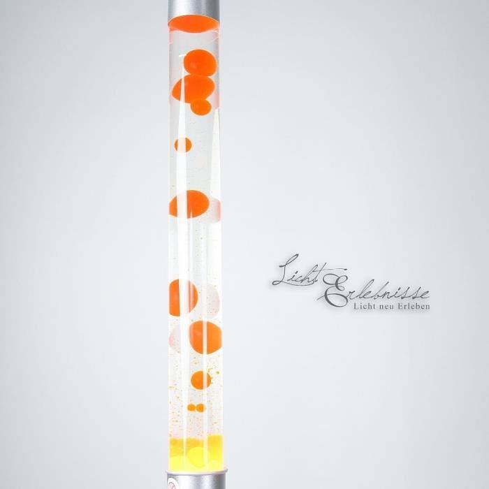 Lampe A Lave Xxxl Paul Orange Transparent 1 3m Achat Vente