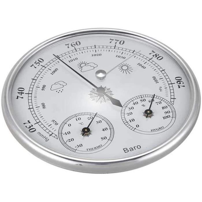 Weathermaster Baromètre Thermomètre Mural Vintage - Instrument Scientifique UK