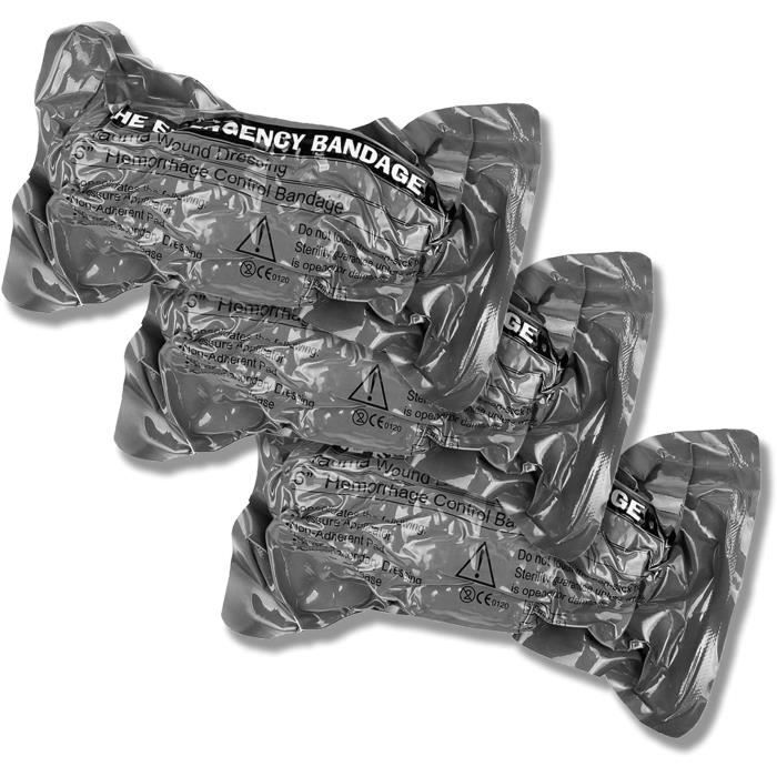 2 Pièces Bandages Israéliens,Pansement Compressif.Pansement Israelien