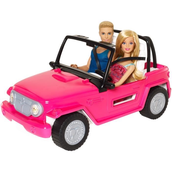 Barbie - CJD12 - Barbie et Ken et leur 4X4 Beach Cruiser