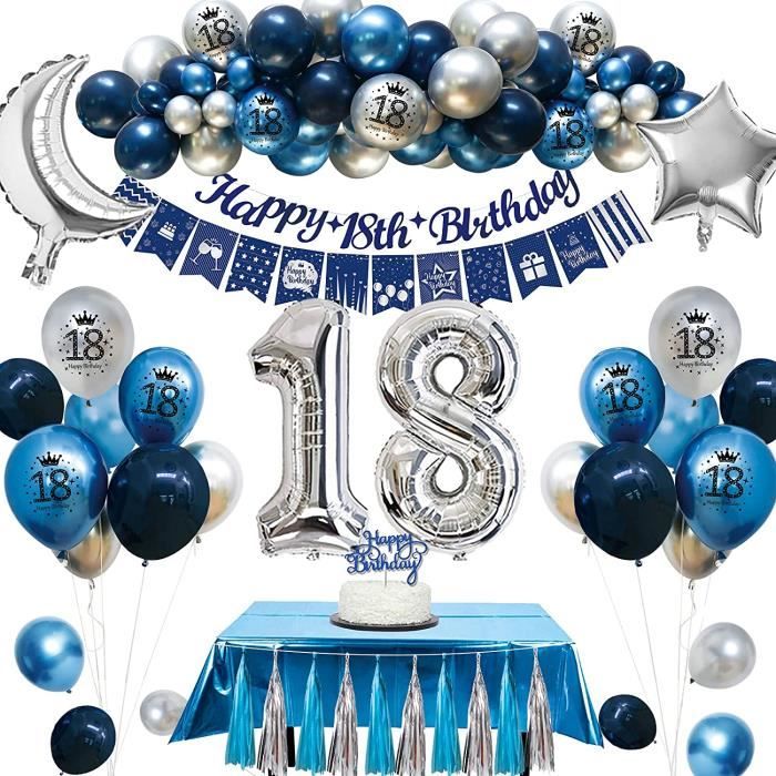 Bluelves 18 Ans Ballon Anniversaire, ballon 18 ans anniversaire