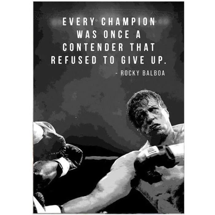 Objet De Decoration Murale Boxer Motivation Hd Affiches Inspirantes Succes Citation Murale Art Chambre Gym Boxe Passionn 244 Cdiscount Maison