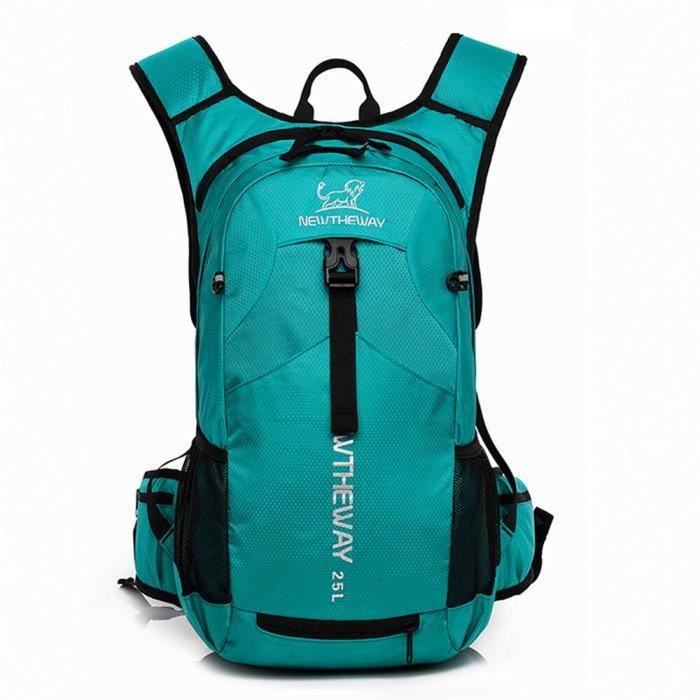 70L Sacoche Vélo Sac Porte Bagage Arrière à Trois Compartiments de Cyclisme Nylon Poche Assemblage avec Couverture Imperméable VTT - Sport