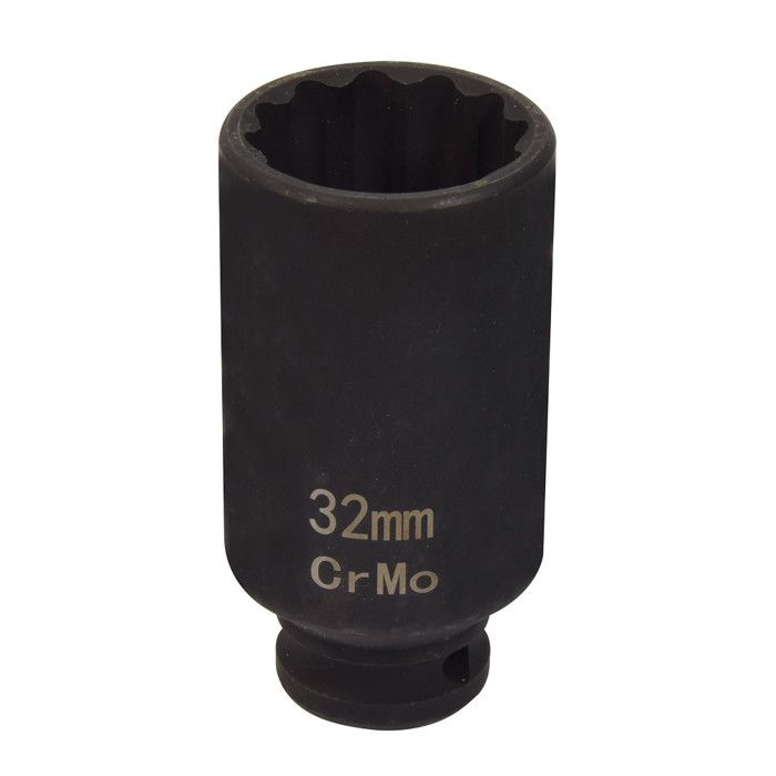 Jetech - Douille à Choc 3/4" 42mm Extra Profonde - 6 Points - Acier Chrome Molybdène - Pour Outils à Choc Professionnels