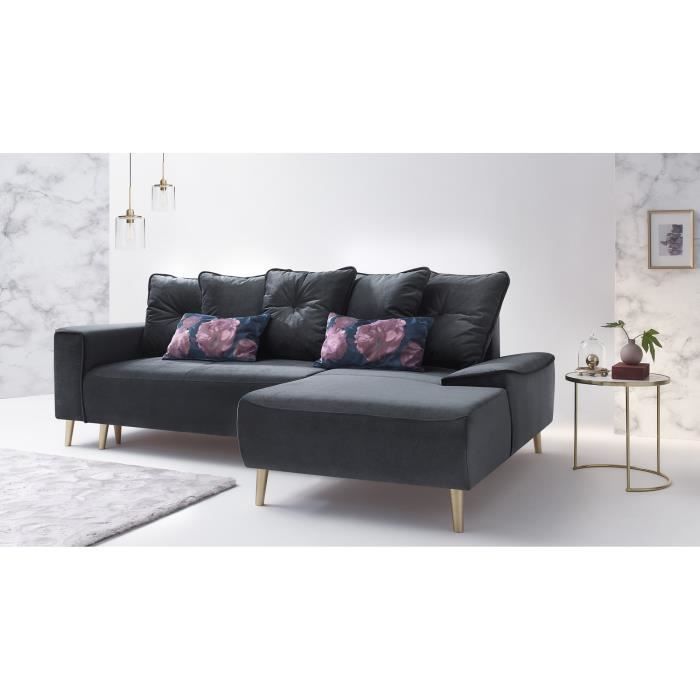Bobochic Hera Canapé Dangle Droit Convertible En Tissu