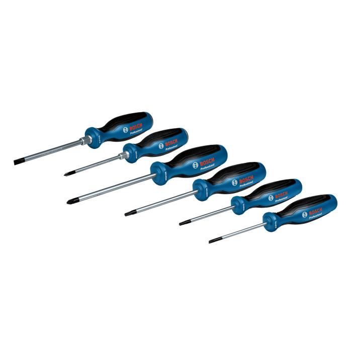Bosch Set de 6 tournevis Torx