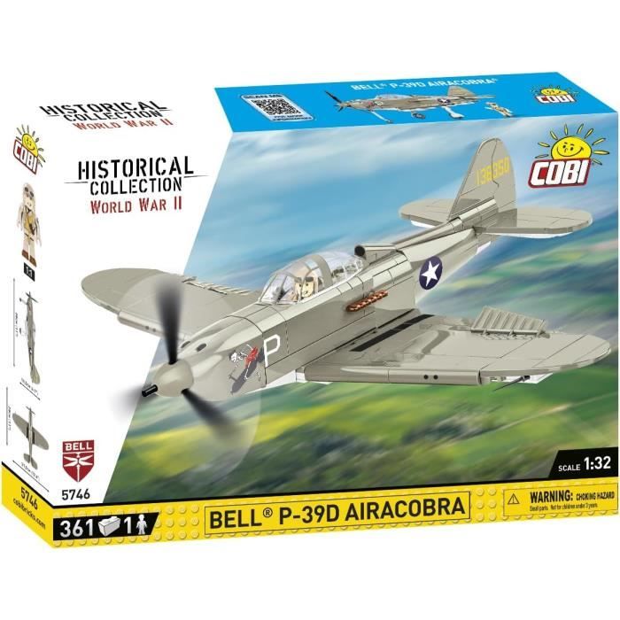 COBI - Jeu de construction - 361 pcs - BELL P-39D Airacobra - 1/32