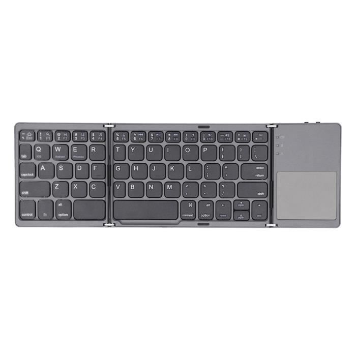 Duokon Clavier portable Clavier Bluetooth Portable Pliable Double Mode ...