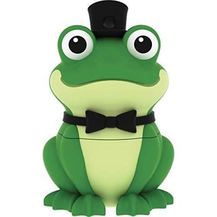 Emtec ECMMD16GM339 Cle USB 2.0 Serie Licence Collection Animalitos 16 Go Crooner Frog Figurine Mati ere Gomme Souple