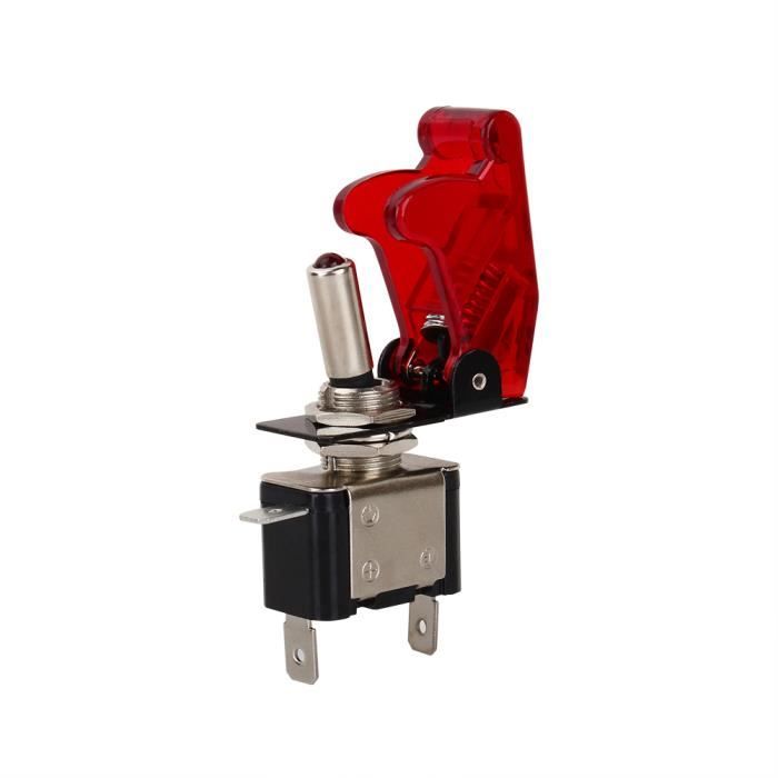 Taiss 3 pièces Interrupteur à Levier avec LED Rouge 12V | FindTheDeal