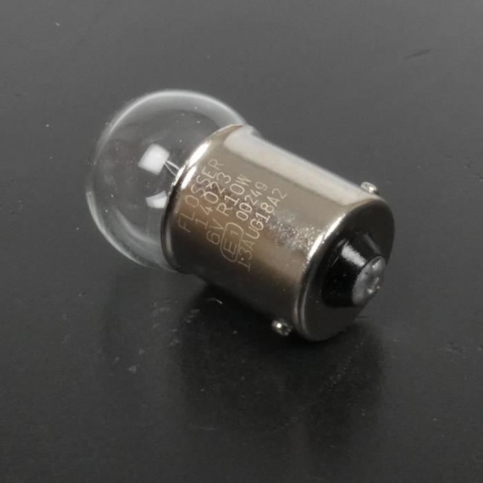 Ampoule Feu Arrière 6V 4W BA9S Blanc - Mobylette / MBK 51 / Mobyx Tout