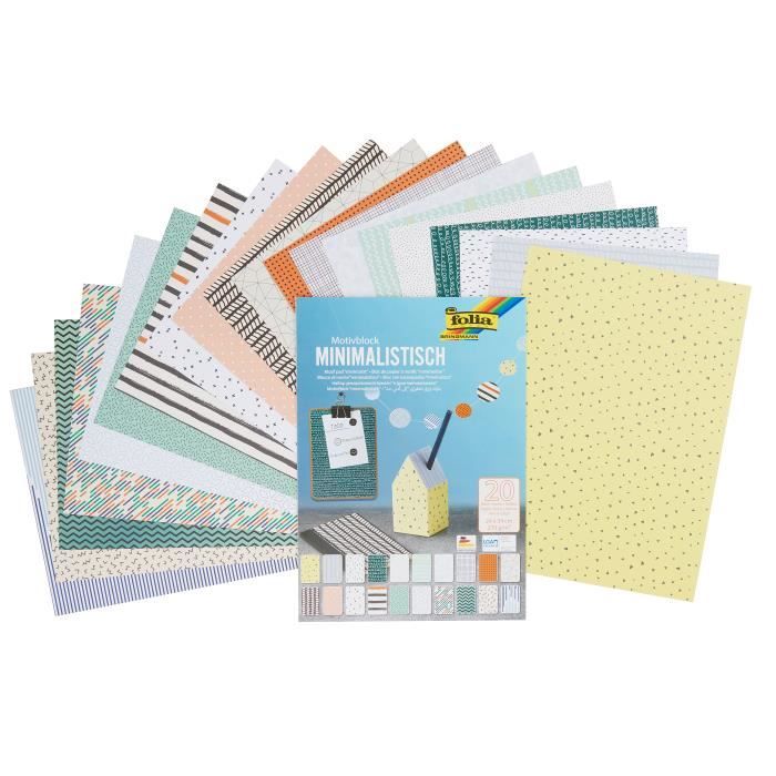 Bloc De Papier Décoratif 15x15 Cm – 24 Feuilles, 12 Motifs Uniques – Idéal Scrapbooking, Cartes Maison Et DIY Créatif