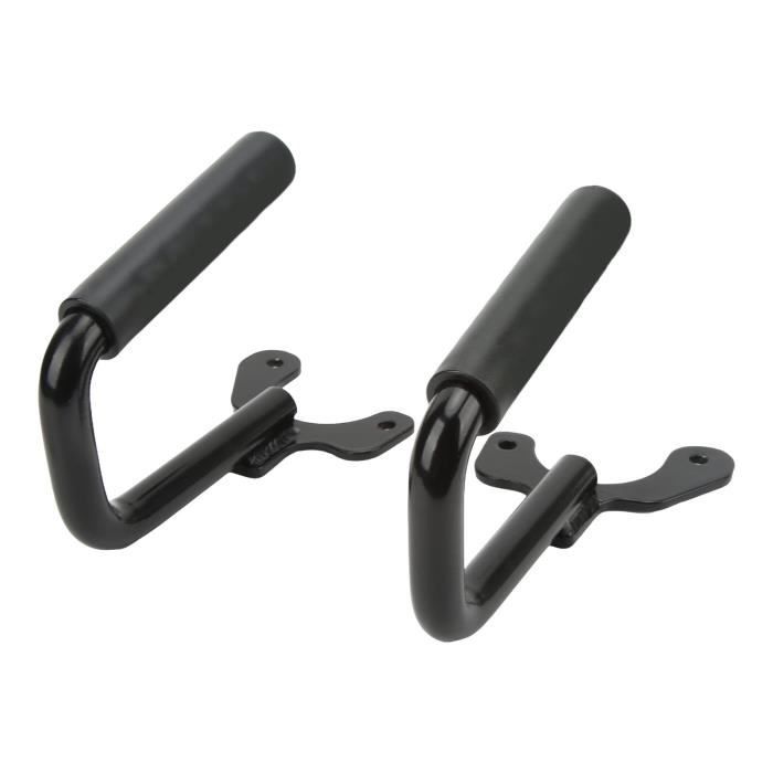 Kit De 2 Poignées De Maintien Rouges Pour Jeep Wrangler JK 2007-2018 - Poignée + Crochet De Revêtement