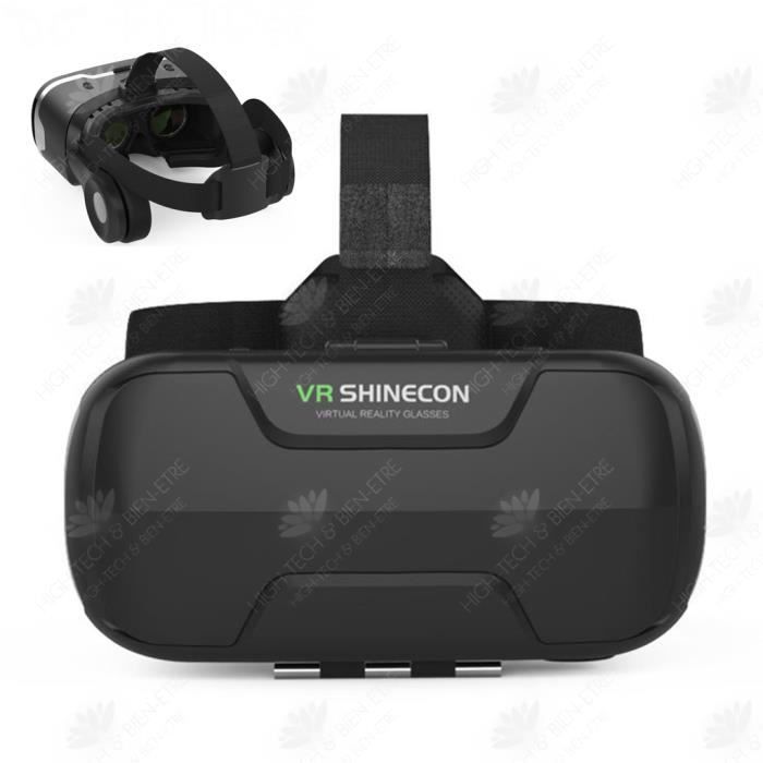 HTBE® Lunettes VR réalité virtuelle casque de jeu intelligent
