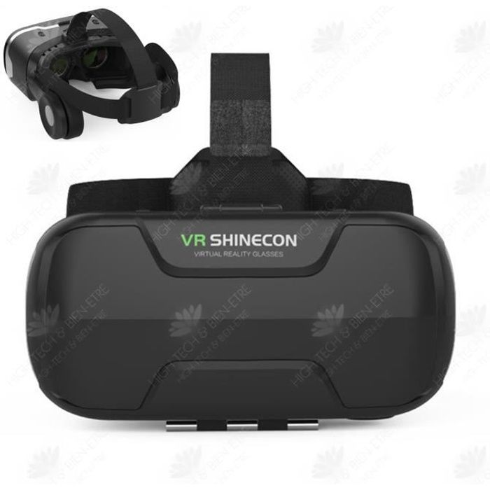 HTBE® Lunettes VR réalité virtuelle casque de jeu intelligent