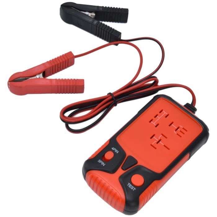 Acheter Testeur de relais automatique, vérificateur de batterie 12 V, outil  de diagnostic de relais de voiture universel, détecteur de tension