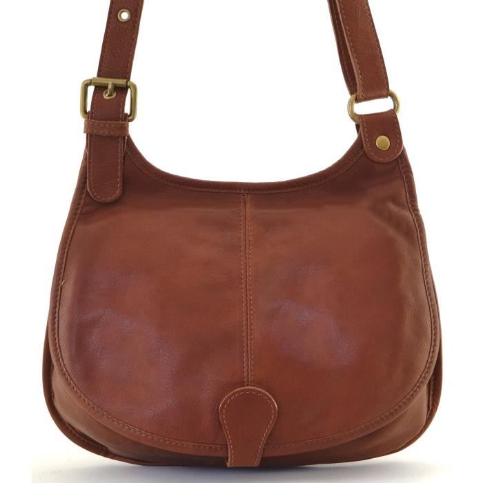 sac à main femme en cuir - modèle m