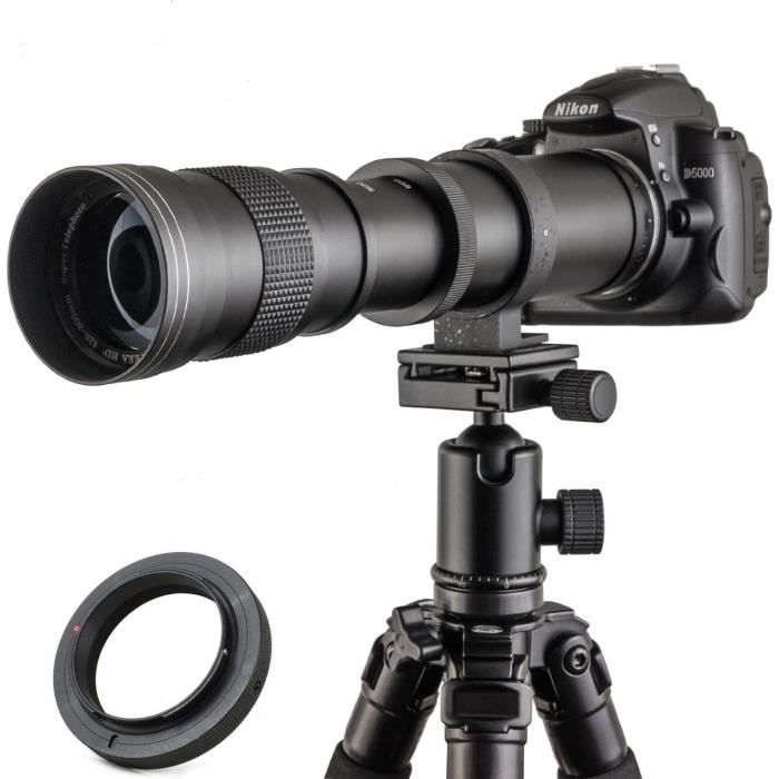 Objectif JINTU 420-1600mm + 2X Téléconvertisseur pour Nikon