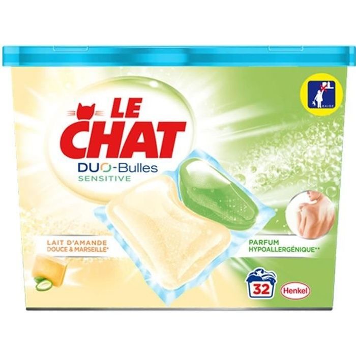 Household Supplies Cleaning Le Chat Sensitive Lait D Amande Douce Marseille Lessive En Poudre Lot De 3 Tr