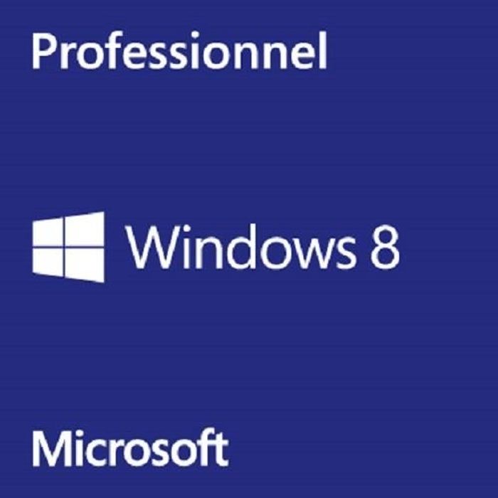 Windows 8 Professionnel – FR  32 & 64 Bits  RETAIL  Activation en ligne  Digital  Livraison par mail en moins de 9h [GREENSOFT]