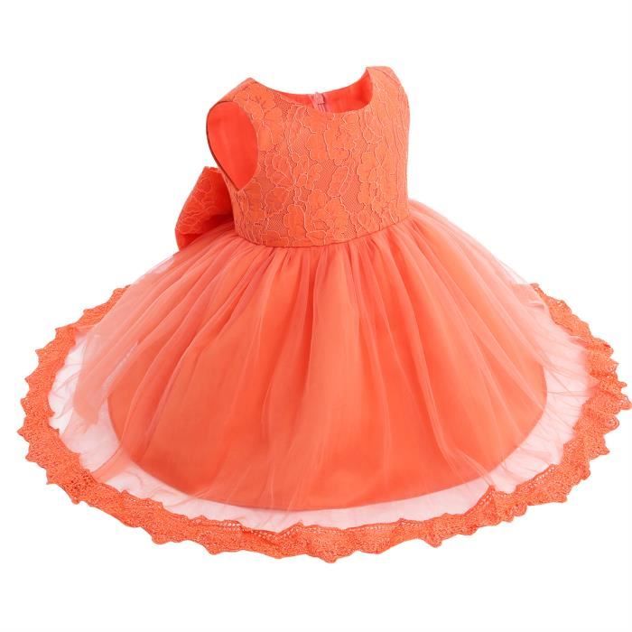 Robe Princesse Bebe Fille 3 24 Mois Robe De Mariee Ceremonie Fete Anniversaire Floral Dentelle Orange Cdiscount Pret A Porter Robe Princesse Bebe Fille 3 24 Mois Robe De Mariee Ceremonie Fete Anniversaire Floral Dentelle Orange Cdiscount Pret A Porter