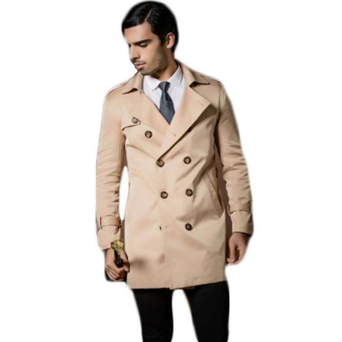 Trench best sale homme marron