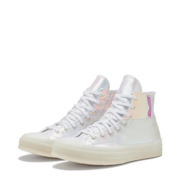 converse haute blanche pas cher pour femme