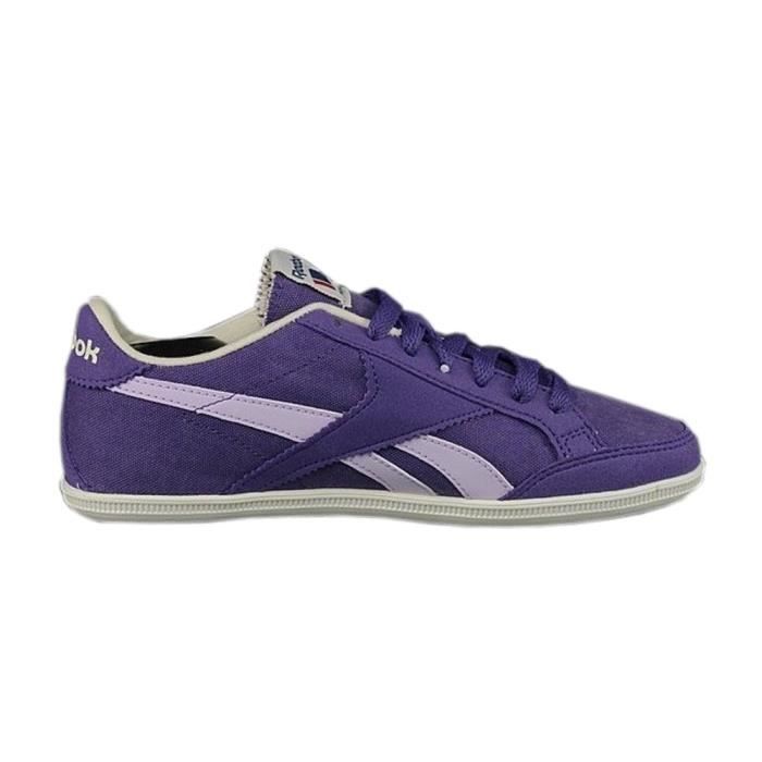 Reebok Baskets - REEBOK - Royal Transp - Bleu - Femme - Lacets - Textile - Plat