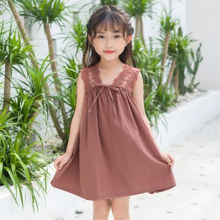 Robe marron fille outlet