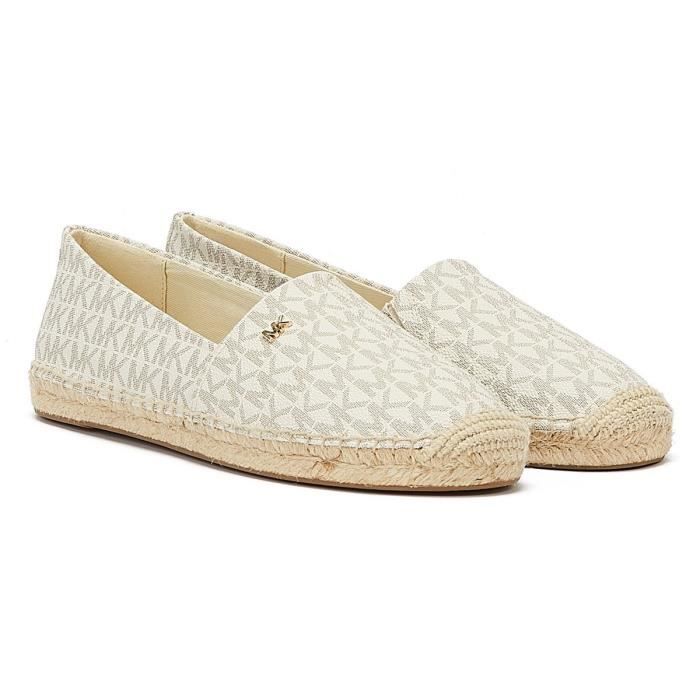 Espadrilles plates Michael Kors Kendrick Slip On Vanille Femme EU 36.5 Cuir Beige Beige Cdiscount Chaussures