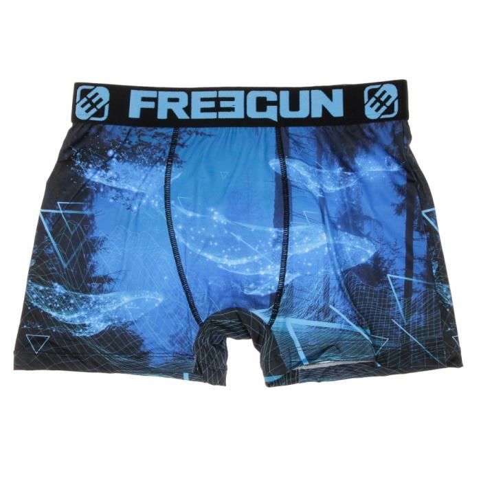 FREEGUN Caleçon Homme Résistant, Boxer Homme, Léger, Maintien Anti