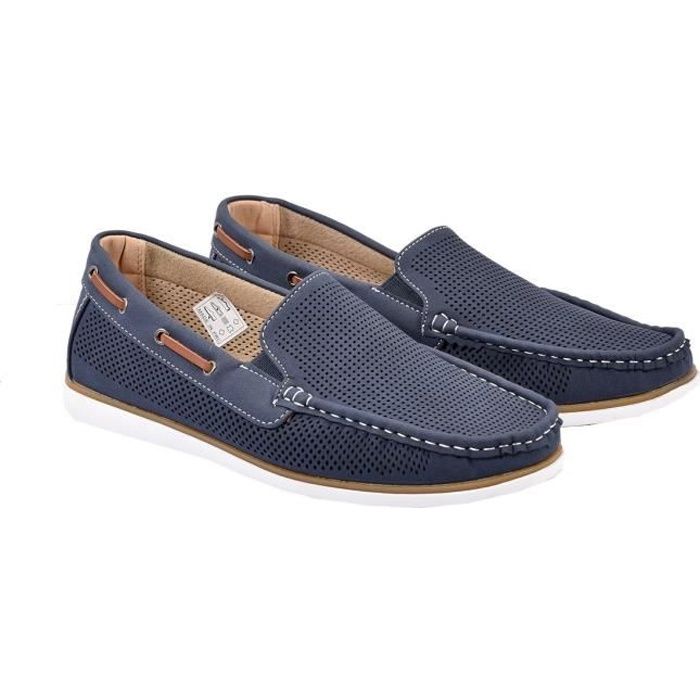 Mocassin homme sales semelle cuir