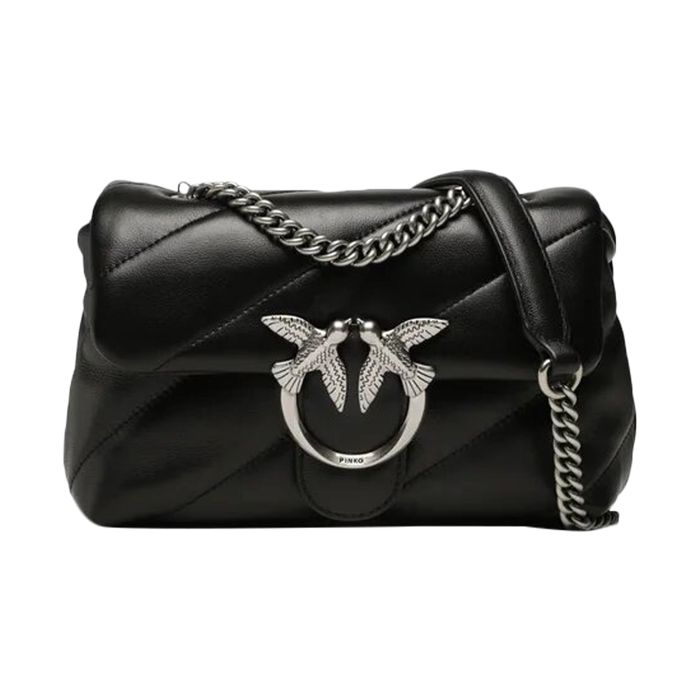 Sac Love Bag Borse en cuir noir pour femme de la marque PINKO