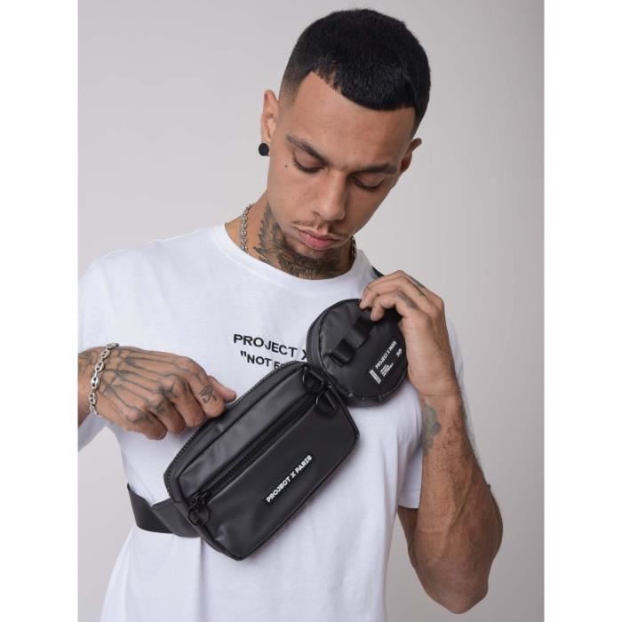 Project X Paris Sacoches Ronde Et Rectangle Bandouliere Noir Mixte Polyester Noir Achat Vente Sacoche 3665957004814 Cdiscount