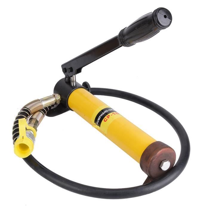 Pompe Hydraulique Manuelle 800cc CP-700 - Pression 70Mpa - Kit Complet Avec Manomètre