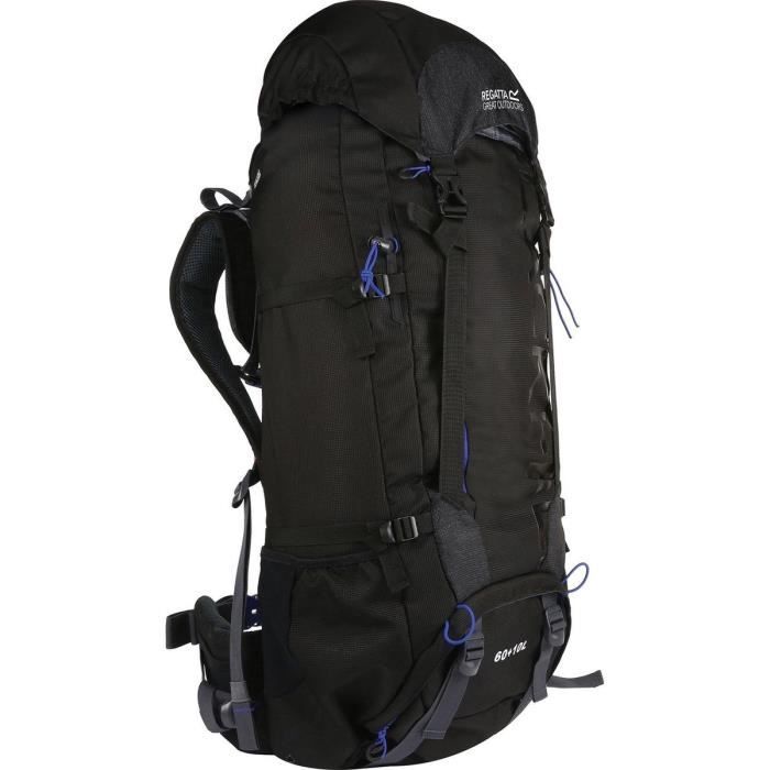 Sac à dos - Regatta - Blackfell - 70 litres - Polyester - Noir Sac à dos - Regatta - Blackfell - 70 litres - Polyester - Noir