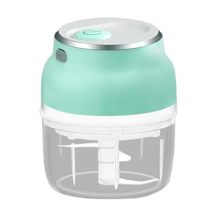 Ustensile de préparation,Mini broyeur à ail électrique,hachoir à aliments Portable,hachoir à