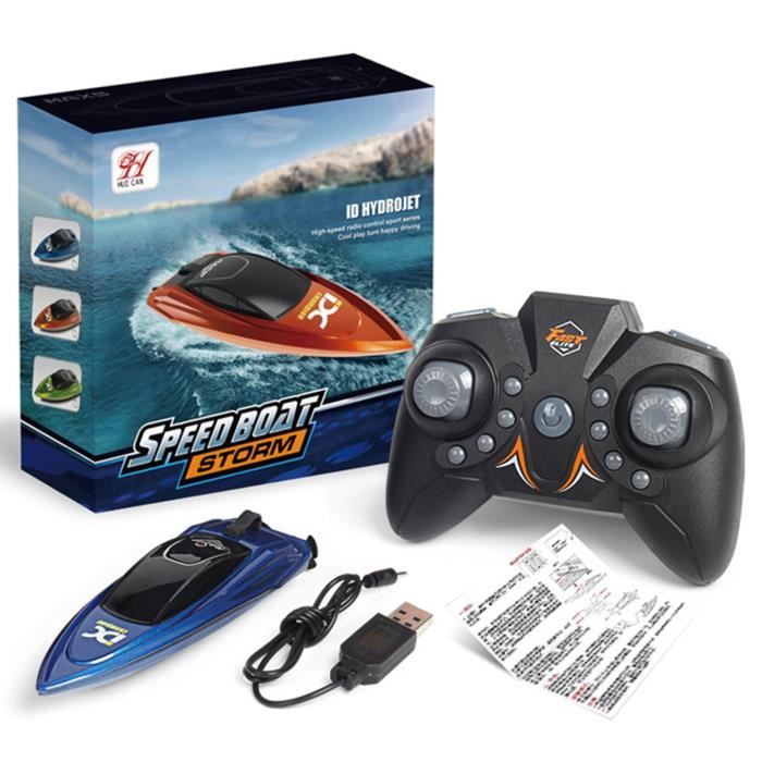 Ssccgym – Mini Bateau De Croisière Télécommandé 4CH – 15 Km/h – Double Moteur – Pour Lac Et Piscine – 1/28