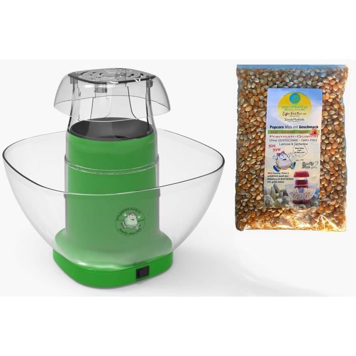 Machine à Pop-corn Micro-ondes JOCCA - Verre 2,2 L - Sans Huile - Lavable Lave-Vaisselle