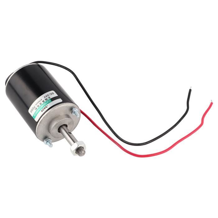 Moteur CC Aimant Permanent 31ZY 12V 8000 RPM - Réversible Haute Performance
