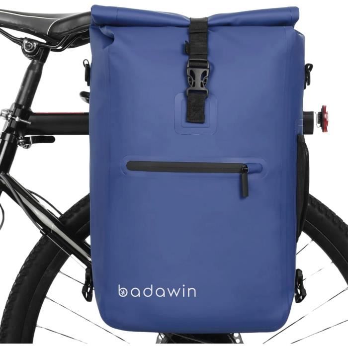 BADAWIN Sac a Dos de Velo 3 en 1 Sacoche Porte Bagage arriere de velo Sac a Dos etanche et Sacoche Bandouliere Impermeable 253 Cdiscount Sport