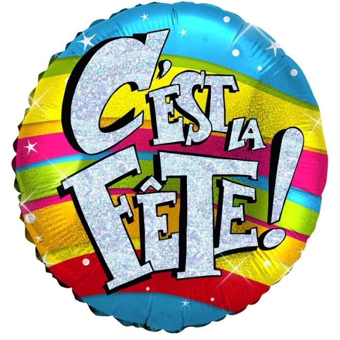 Ballon Helium C Est La Fete Achat Vente Ballon Decoratif