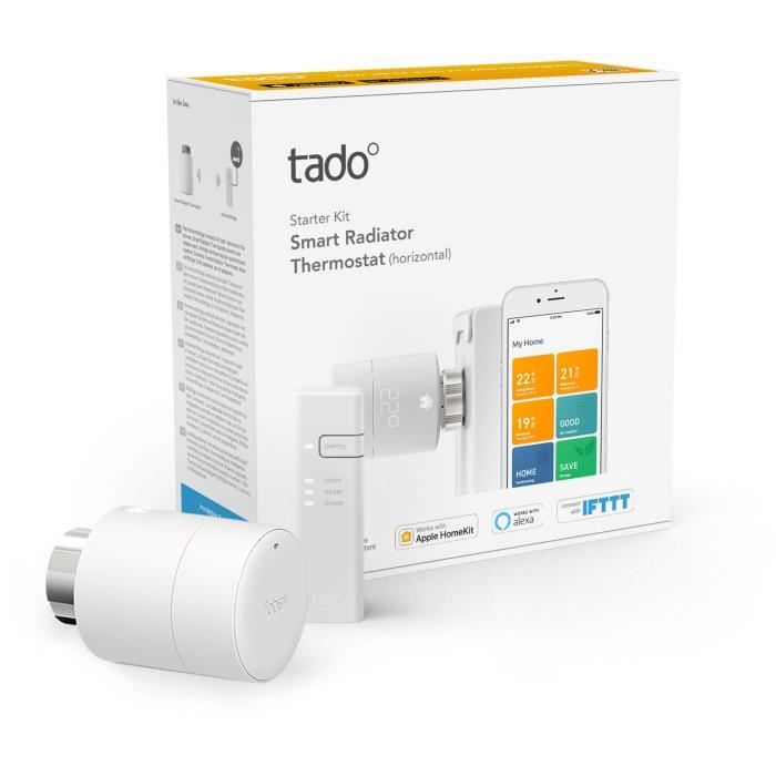 TADO Tête Thermostatique connectée Kit de démarrage V3+