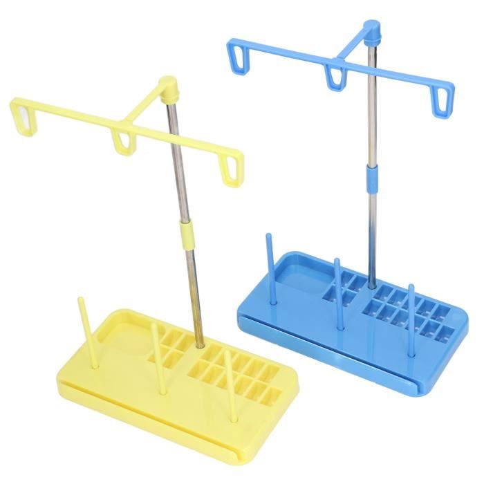Support De Bobines De Fil Pour Machine à Coudre - 3 Emplacements - Réglable En Hauteur - Accessoire Couture - 6